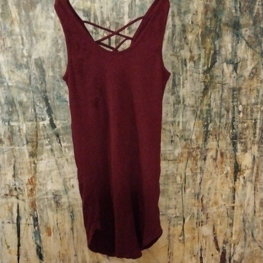 Maroon/Red Wine Mini Dress